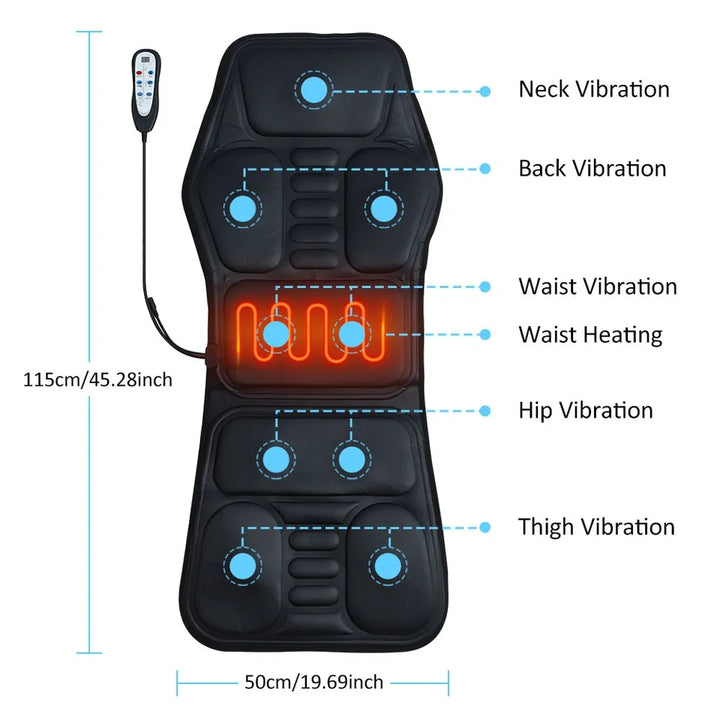 Full Seat Remote Control Massager