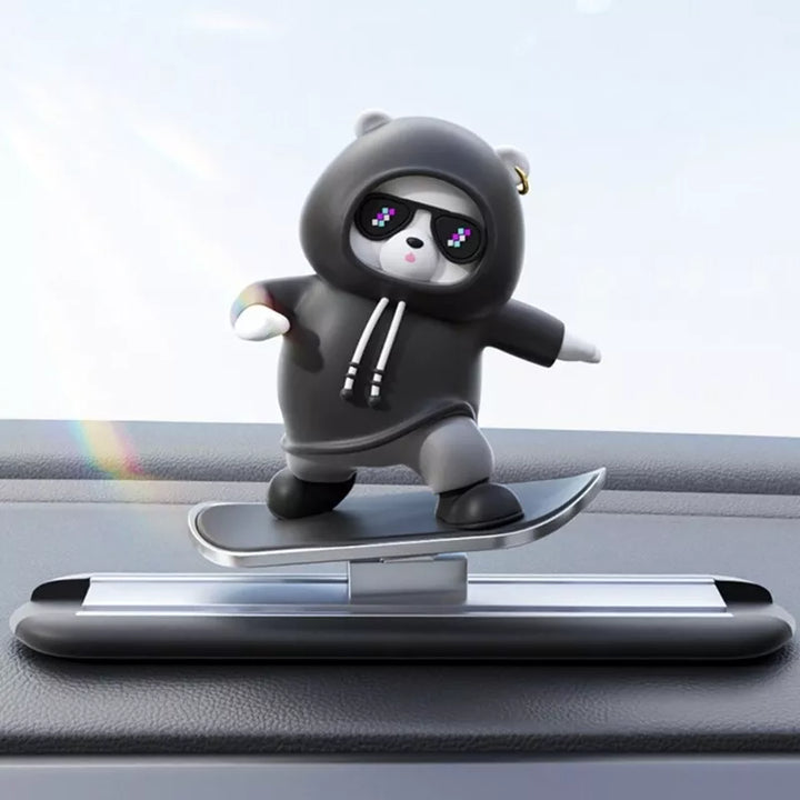 Dashboard Car Ornaments Skateboard Bear Sliding Bear