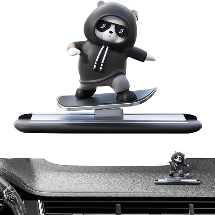 Dashboard Car Ornaments Skateboard Bear Sliding Bear